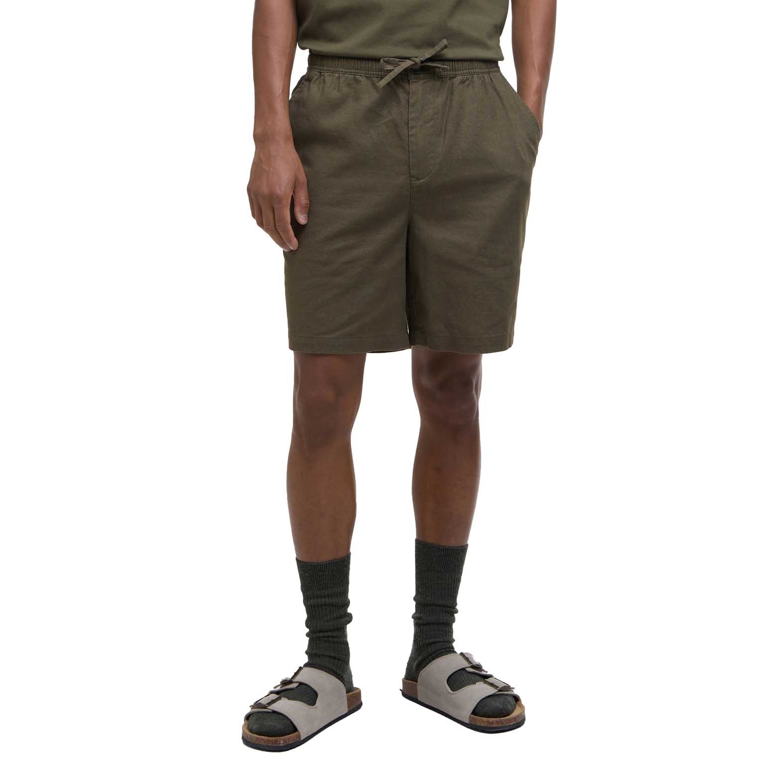 Barbour Cotton Linen Relaxed Short